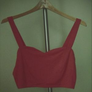 kirra Pullover Crimson Bralette Size L